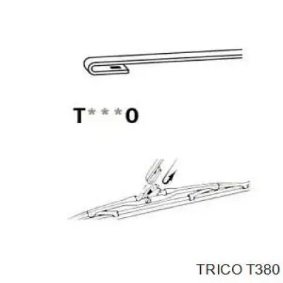 T380 Trico щетка-дворник заднего стекла
