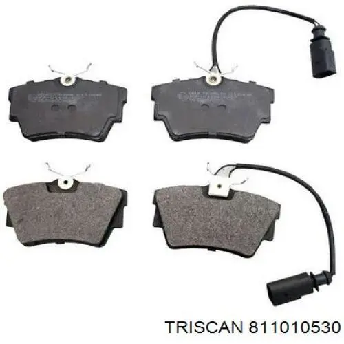 811010530 Triscan Колодки тормозные дисковые комплект