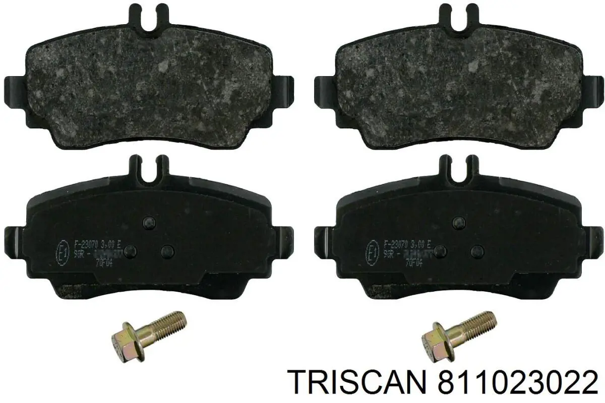 Передние тормозные колодки 811023022 Triscan