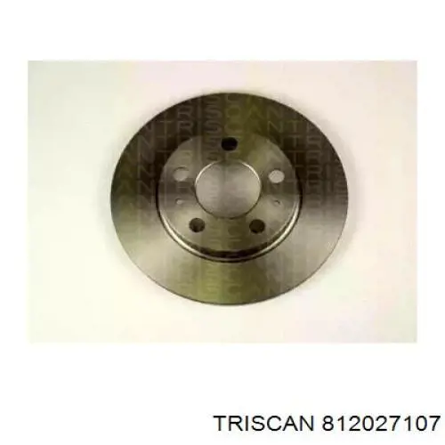 Передние тормозные диски 812027107 Triscan