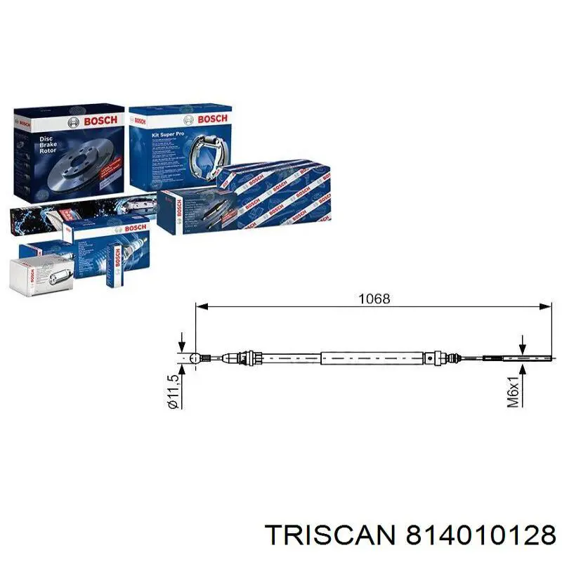 Трос ручного тормоза задний Maxgear 320746 цена, от 10.07 USD