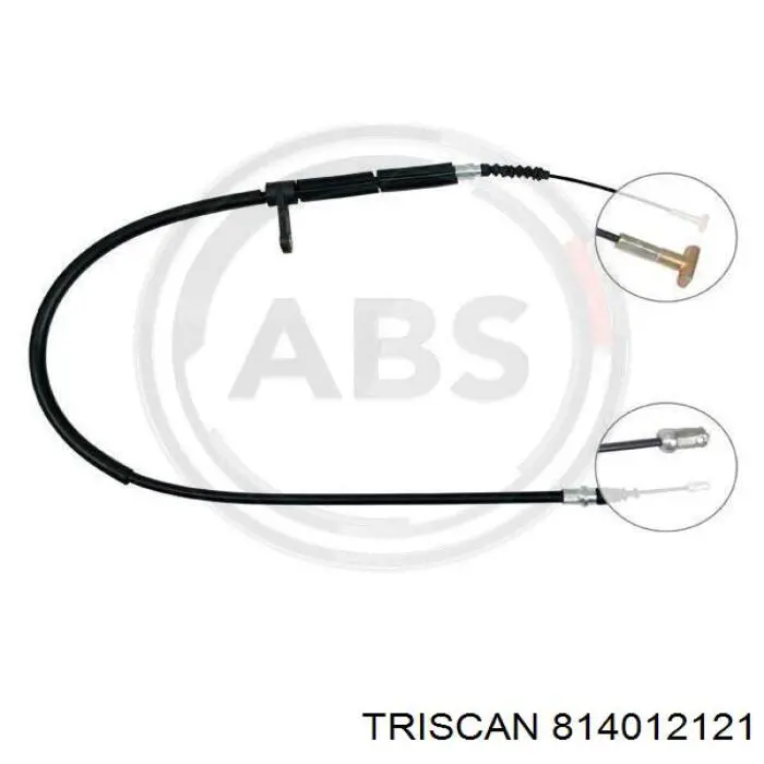 Трос стояночного тормоза задний правый Triscan 814012121 цена, от 7.82 USD