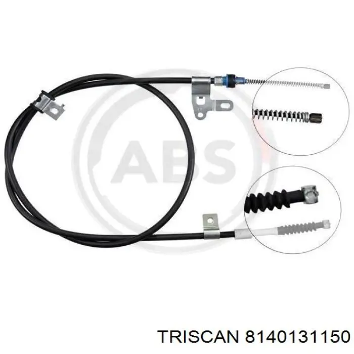 Трос стояночного тормоза задний правый Triscan 8140131150 цена, от 18.47 USD
