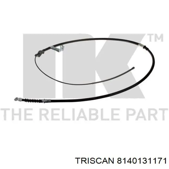 Купить 8140131171 Triscan Трос стояночного тормоза задний левый