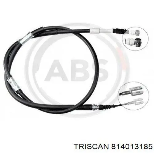 Трос ручника задний RC 402216