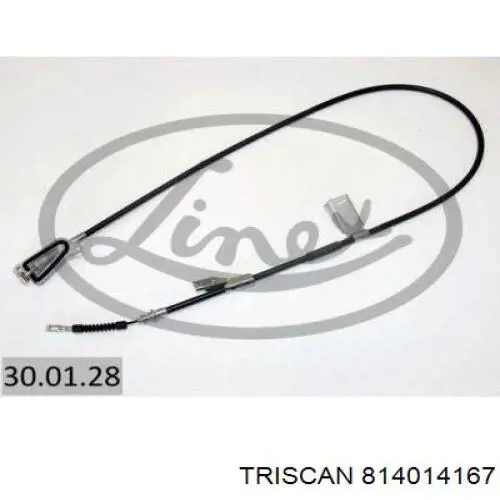 Трос ручника 814014167 Triscan