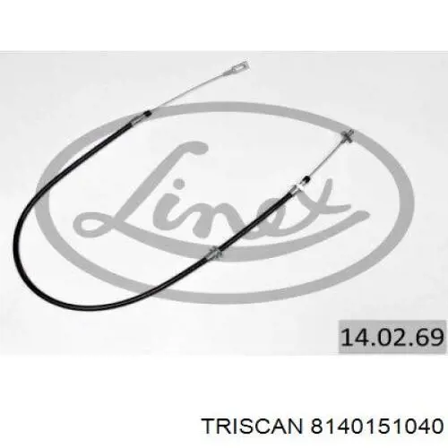 Задний трос ручника Goodrem RM4548 цена, от 10.65 USD
