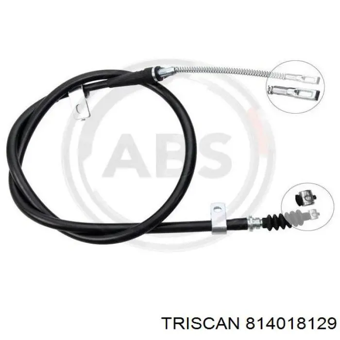 Трос стояночного тормоза задний правый Triscan 814018129 цена, от 18.80 USD