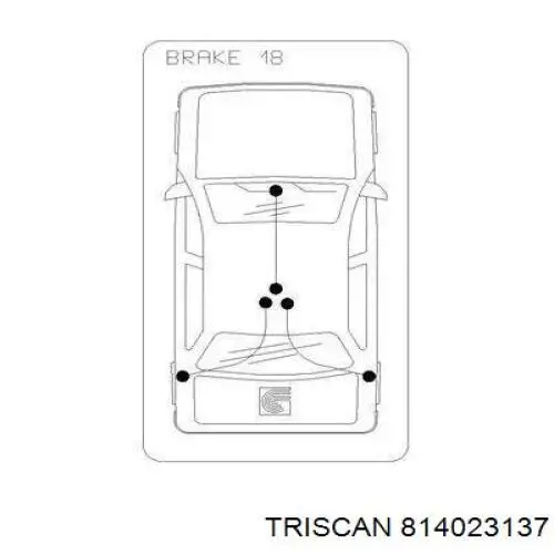 Купить 8AS355667401 HELLA-PAGID Задний правый трос ручника