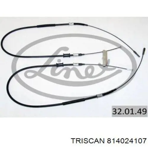 Задний трос ручника 522527 General Motors