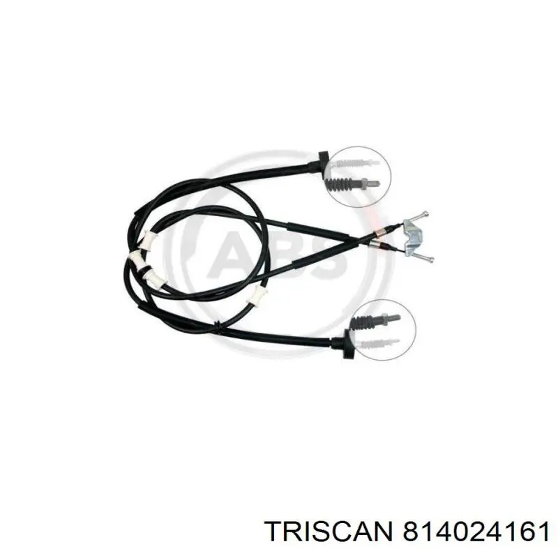 Трос ручного тормоза задний, правый/левый Triscan 814024161