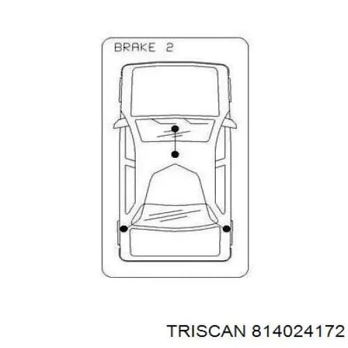 Купить 814024172 Triscan Тормоз стояночный