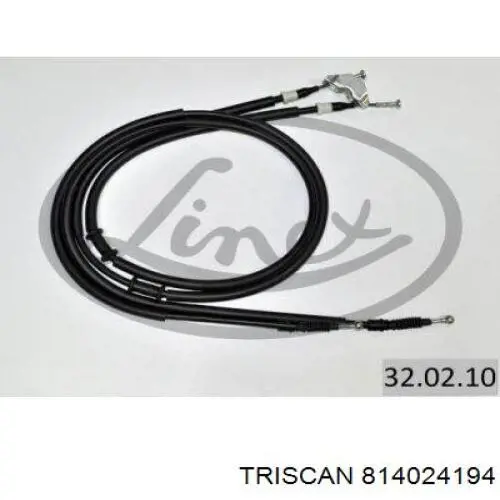 Задний трос ручника 814024194 Triscan