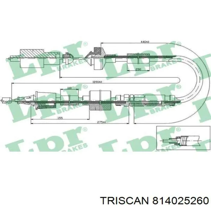Трос сцепления Adriauto 4101001 цена, от 24.52 USD