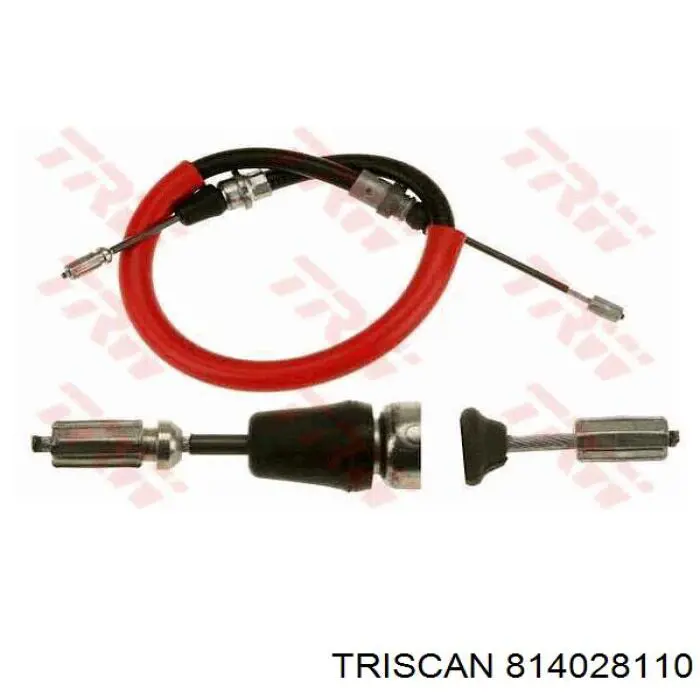 Cable de freno de mano trasero derecho 814028110 Triscan