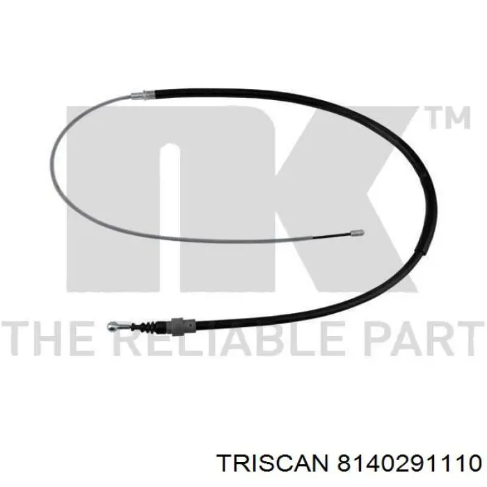 Задний трос ручника Triscan 8140291110 цена, от 7.46 USD
