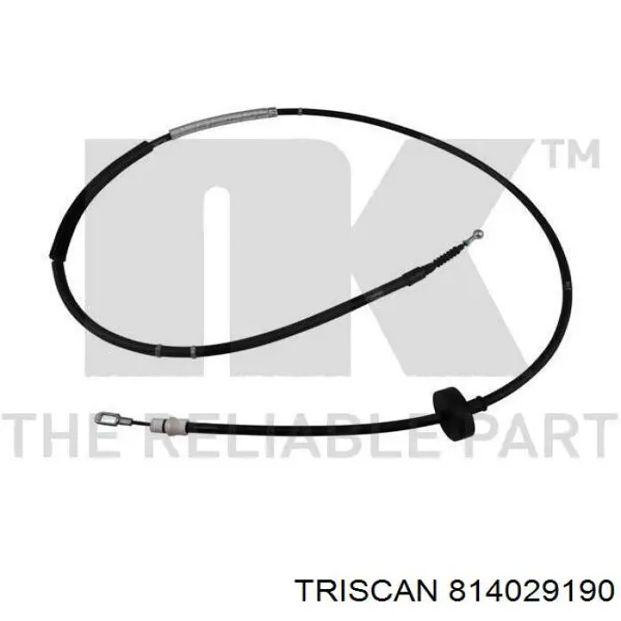 Cable de freno de mano trasero izquierdo 814029190 Triscan