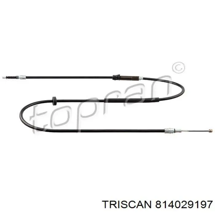 Задний трос ручника Triscan 814029197 цена, от 19.33 USD