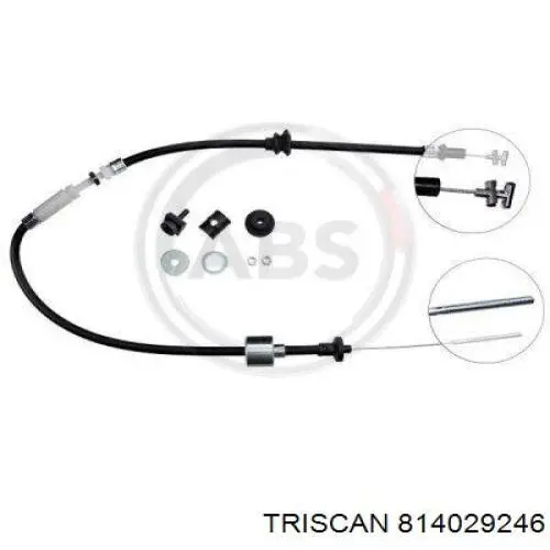 Купить 814029246 Triscan Трос сцепления