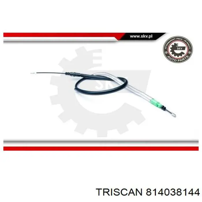 Трос стояночного тормоза задний правый Triscan 814038144 цена, от 12.58 USD