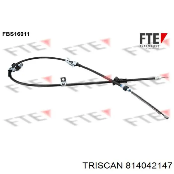 Cable de freno de mano trasero derecho 814042147 Triscan