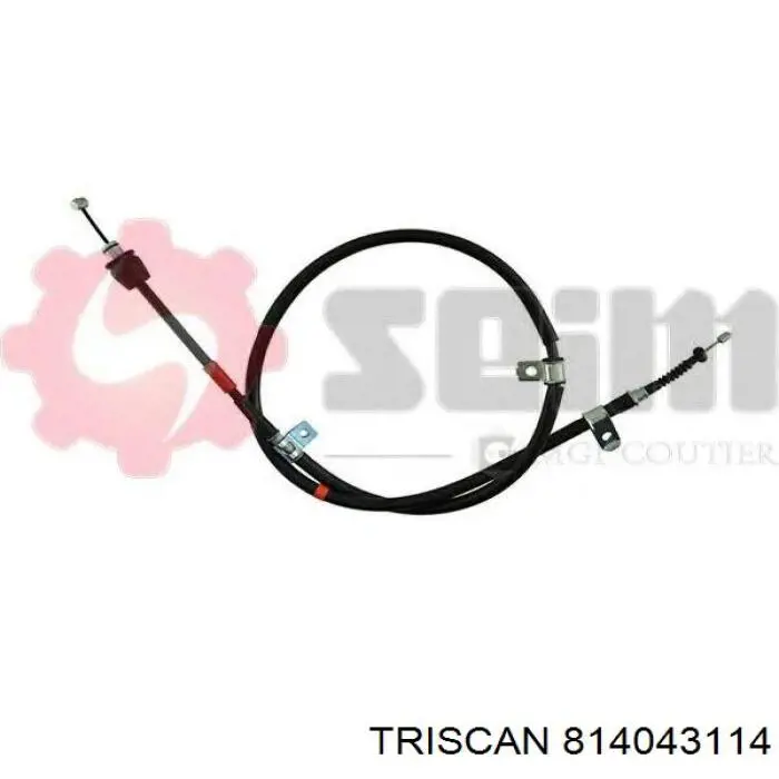 Cable de freno de mano trasero izquierdo 814043114 Triscan