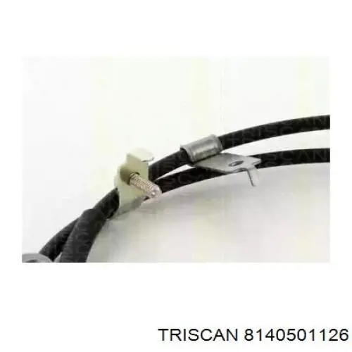 8140 501126 Triscan трос ручного тормоза задний левый