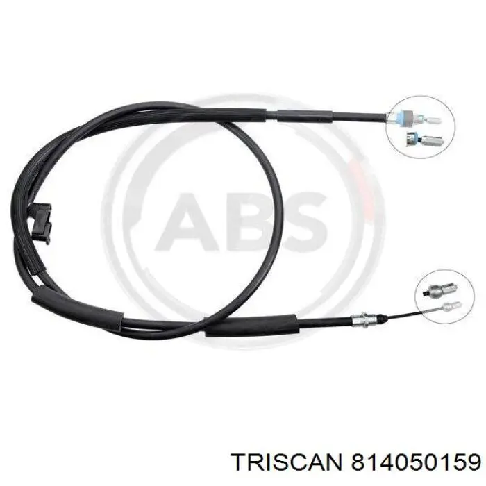 Cable de freno de mano trasero izquierdo 814050159 Triscan