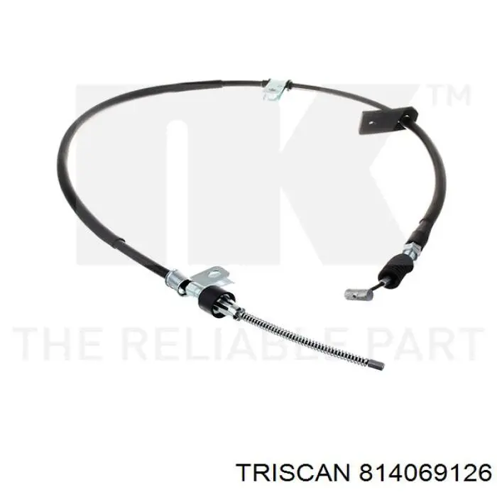 Cable de freno de mano trasero izquierdo 814069126 Triscan