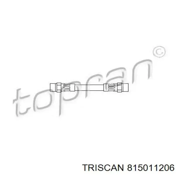 Передний правый тормозной шланг Triscan 815011206