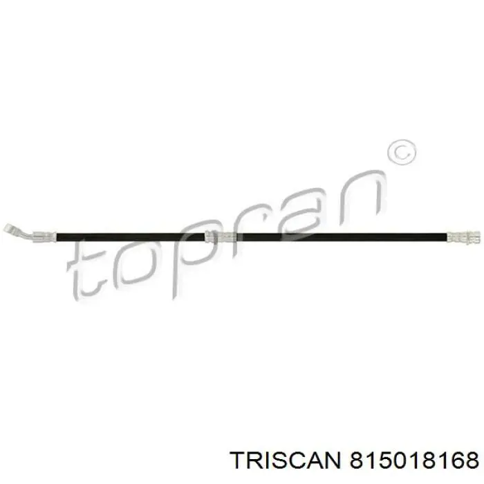 8150 18168 Triscan шланг тормозной передний