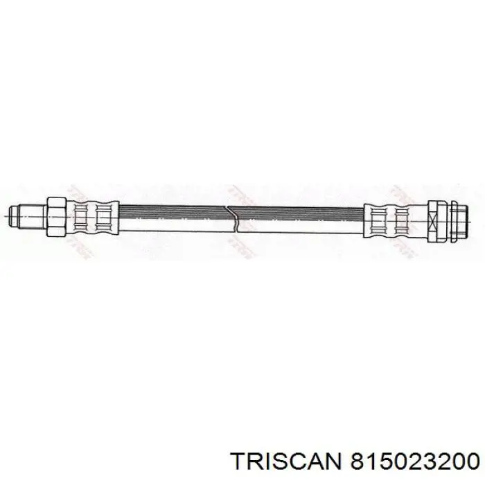 815023200 Triscan Гибкая тормозная трубка задняя