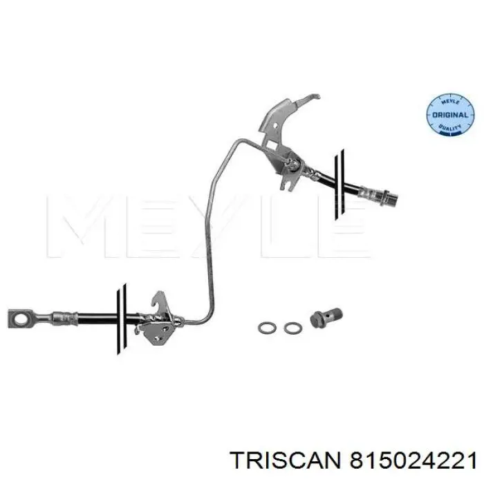 Шланг тормозной задний левый 815024221 Triscan