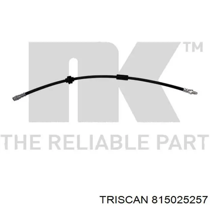 Шланг гальмівний задній 815025257 Triscan