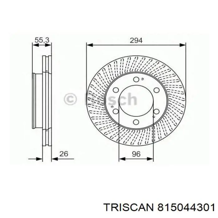 SL1394 ABS Шланг тормозной задний левый