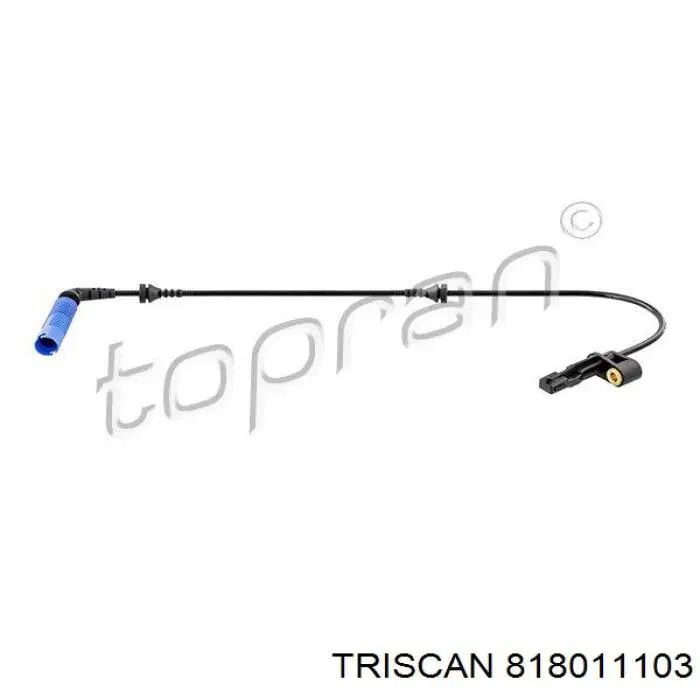 Sensor ABS delantero izquierdo 818011103 Triscan