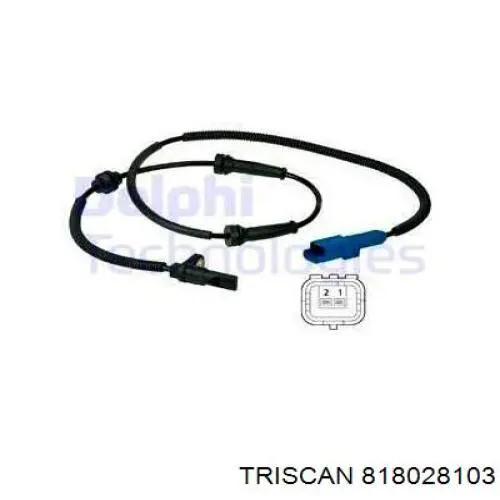 Купить 818028103 Triscan Датчик АБС (ABS) передний