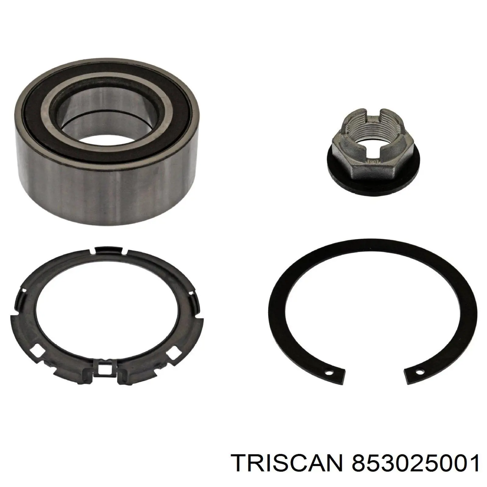 Купить 853025001 Triscan Подшипник передней ступицы