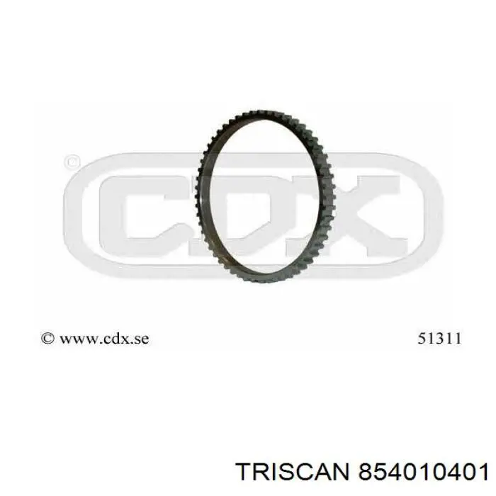 Купить 854010401 Triscan Кольцо АБС (ABS)