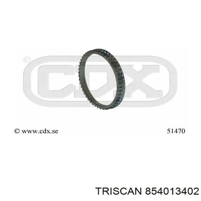 Купить 854013402 Triscan Кольцо АБС (ABS)