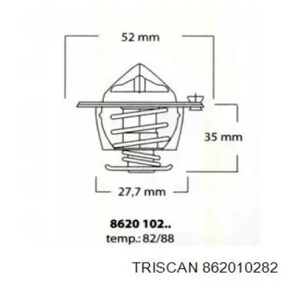 Термостат 862010282 Triscan