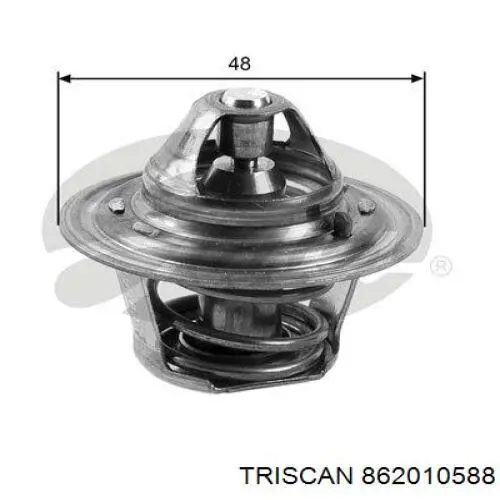 Termostato, refrigerante 862010588 Triscan