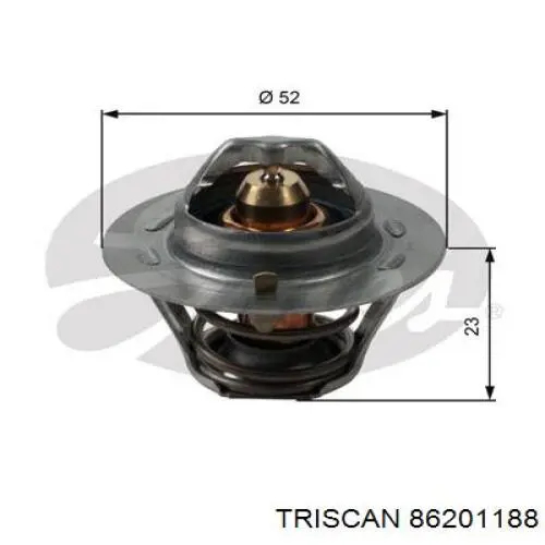 Termostato, refrigerante 86201188 Triscan