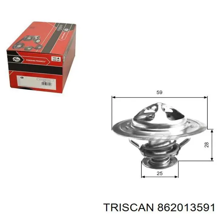 8620 13591 Triscan термостат