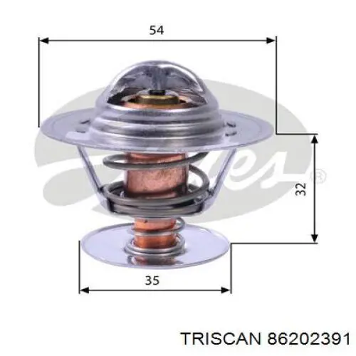 Termostato 86202391 Triscan