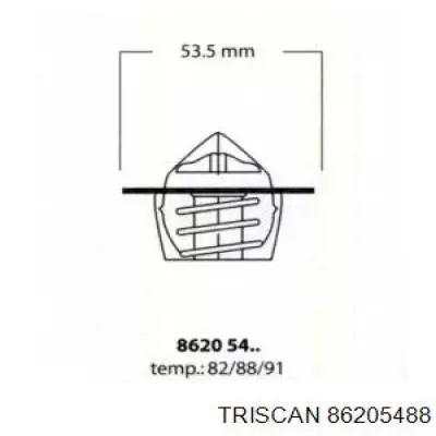 Термостат 86205488 Triscan