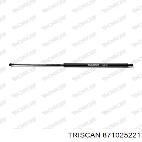 Амортизатор багажника 871025221 Triscan