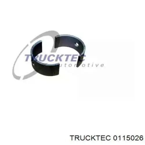 0115026 Trucktec вкладыши коленвала компрессора шатунные, комплект, стандарт (std)