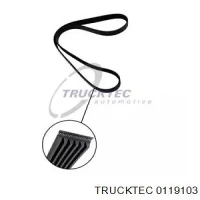 Ремень генератора 0119103 Trucktec