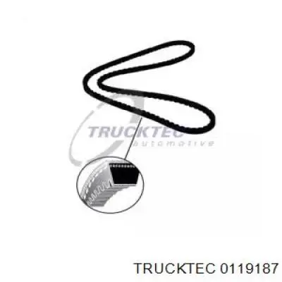 0119187 Trucktec ремень генератора